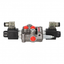 Monoblock distributor. 45l/min G3/8"; 1-section; slide 1; electric 24V; side B: electric